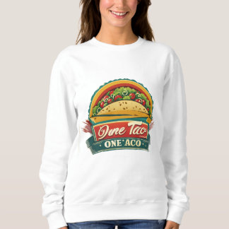 Camiseta Taco Sweatshirt divertida para amantes Comidas