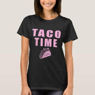 Camiseta Taco tempo tacos fãs de comida mexicana