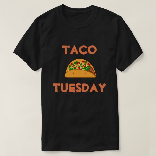 Camiseta Taco terça-feira (Frente do Design)