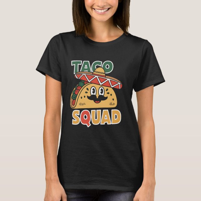 Camiseta Taco Terça-feira Cinco de Mayo, doador de Comida m (Frente)