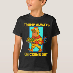Camiseta Taco Terça-Feira Engraçado Trump Sempre Desiste En