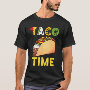 Camiseta Taco Time Cinco De Mayo Comida mexicana Taco Fiest