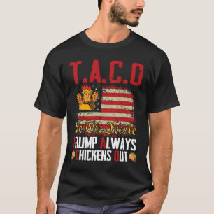Camiseta Taco Trump Sempre Fala Frio Engraçado Vamos Taco