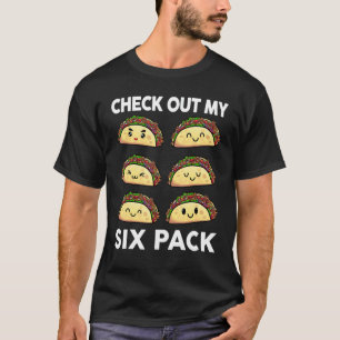 Camiseta Taco Veja Meu Gym Mexicano Seis Pack 6 Pack