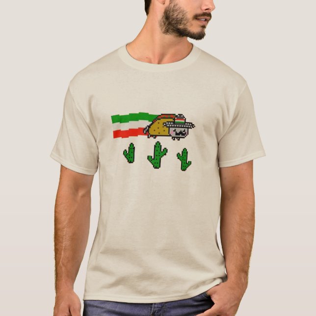 Camiseta Taco voador Cat (Frente)