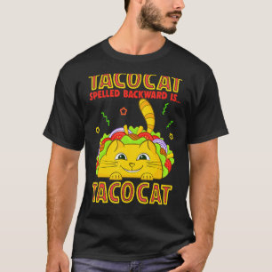 Camiseta Tacocat Costume Engraçado Tacos De Gatinho De Gato