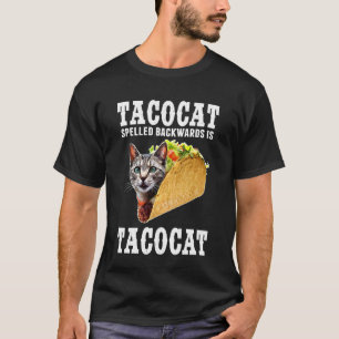 Camiseta Tacocat Escrito ao Contrário é Tacocat Amantes de 