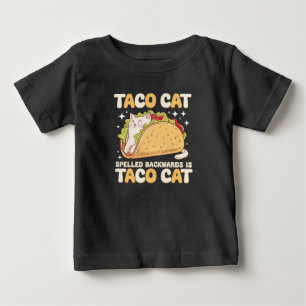 Camiseta Tacocat Escrito ao Contrário Taco Cat Mexicano