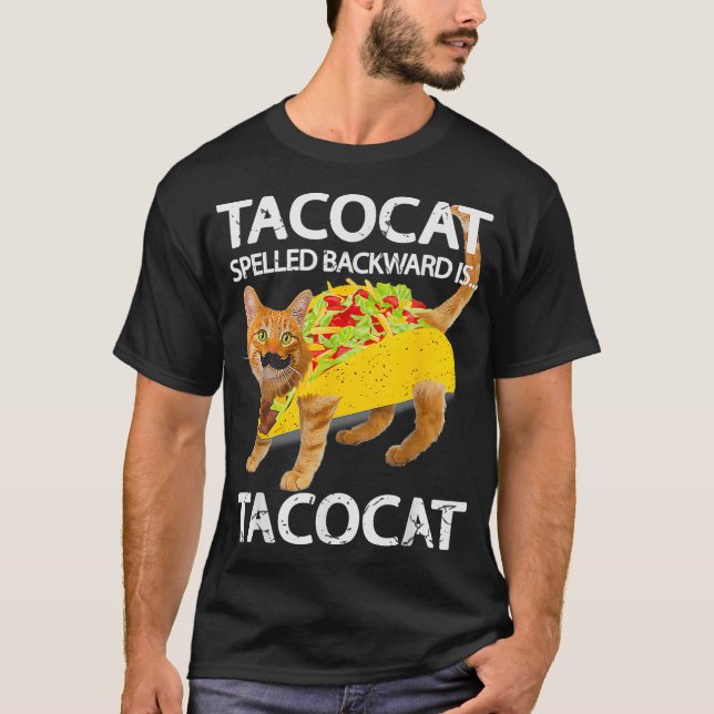 Camiseta Tacocat  Funny Cat Taco Lover Tee Kitty Tacos  (Frente)