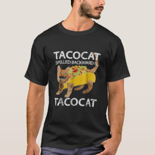 Camiseta Tacocat Funny Cat Taco Taco Tacos Gatinhos Teares