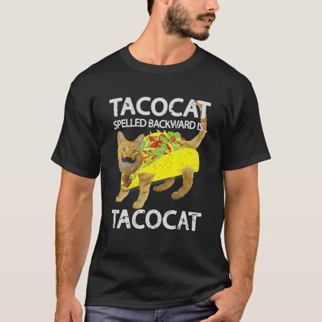 Camiseta Tacocat Funny Cat Taco Taco Tacos Gatinhos Teares (Frente)