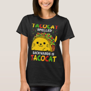 Camiseta Tacocat Ortografado Para Trás Cinco de Mayo Mexico