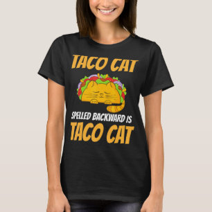 Camiseta Tacocat Ortografado Para Trás É Taco Cat 1