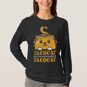Camiseta Tacocat Ortografado Para Trás É Taco Cinco De Maio