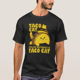 Camiseta Tacocat Ortografado Para Trás É Taco Cinco De Maio