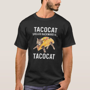 Camiseta Tacocat Ortografado Para Trás É Tacocat - Amor C