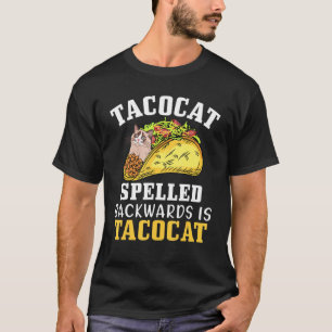 Camiseta Tacocat Ortografado Para Trás É Tacocat - Amor C
