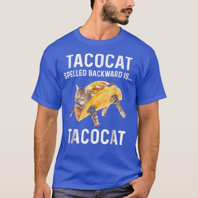 Camiseta Tacocat Ortografado Para Trás É Tacocat - Amor Cat (Frente)