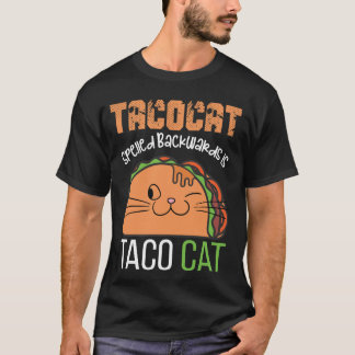 Camiseta Tacocat Ortografado para Trás é Tacocat Engraçado