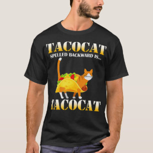 Camiseta Tacocat Ortografado Para Trás É Tacocat Funny Taco