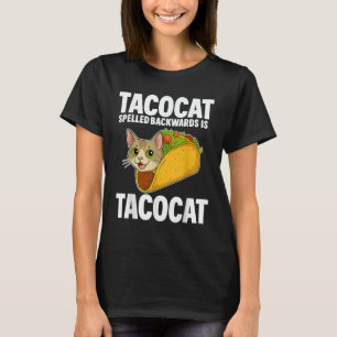 Camiseta Tacocat Ortografado Para Trás Presentes Engraçados