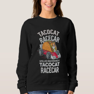 Camiseta Tacocat Racecar Escrito ao Contrário é Tacocat Rac