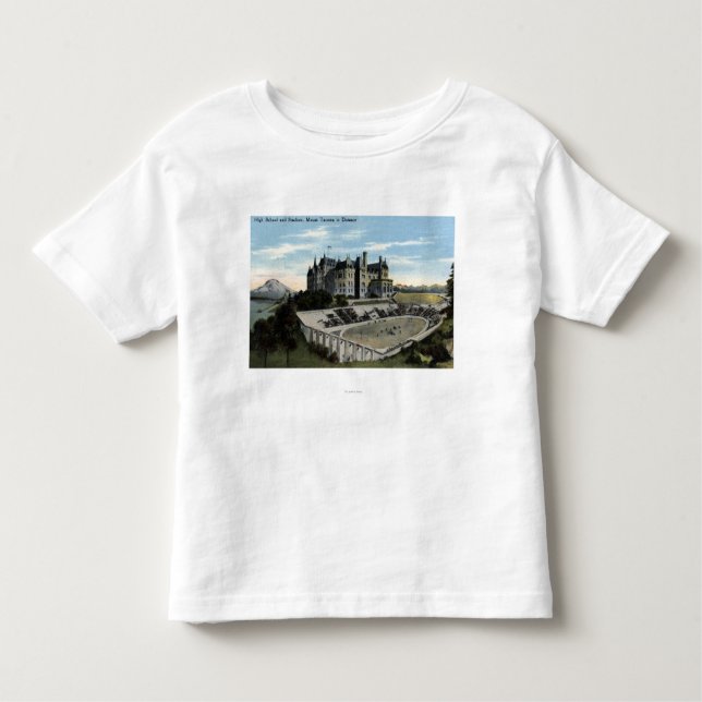 Camiseta Tacoma, Washington - vista do segundo grau (Frente)