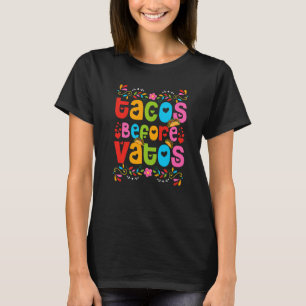 Camiseta Tacos antes da Comida do Dia Anti Valentim de Vato