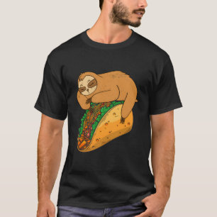 Camiseta Tacos Comidas mexicanos Sloth Nachos Burritos
