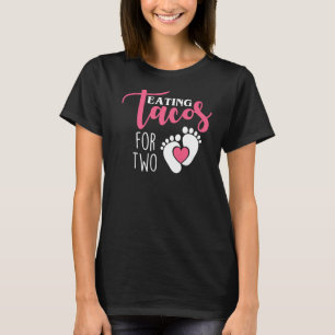 Camiseta Tacos De Comida De Maternidade Por Anunciação De G