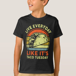 Camiseta Tacos de Flamingo Mexicano Sombrero Cinco De Mayo