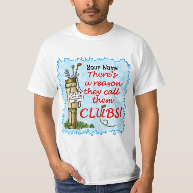 Camiseta Tacos de golfe (Frente)