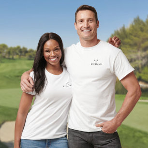 Camiseta Tacos de Golfe com Nome Personalizado Clássico