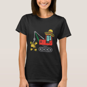 Camiseta Tacos de Grou Mexicano para Crianças Meninos Festa