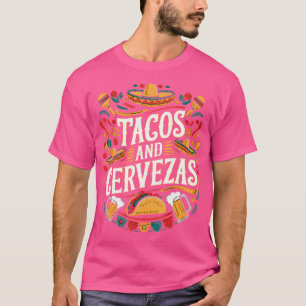 Camiseta Tacos E Cervezas Festa Mexicana