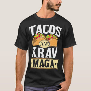 Camiseta Tacos E Krav Maga Autodefesa Israelita Mma Mart