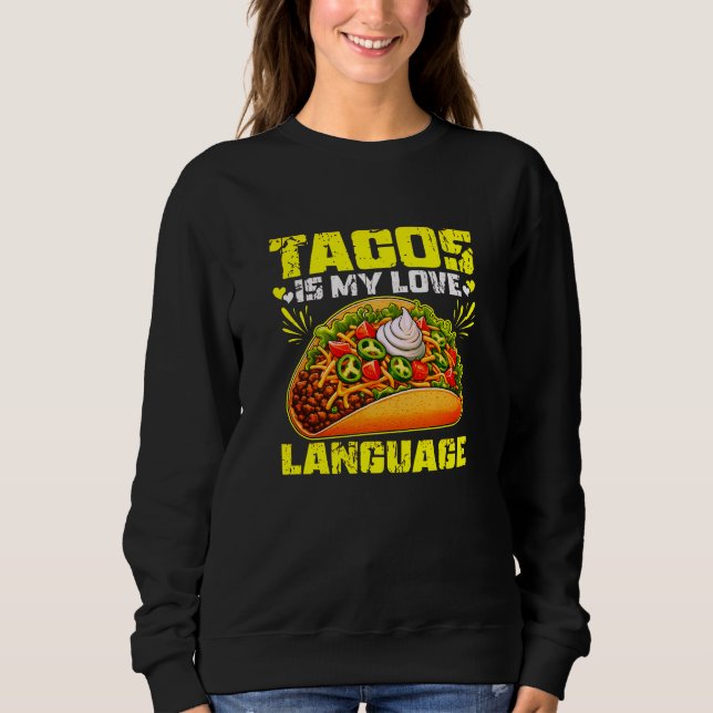 Camiseta tacos é minha língua de amor (Frente)