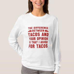 Camiseta Tacos e sua opinião