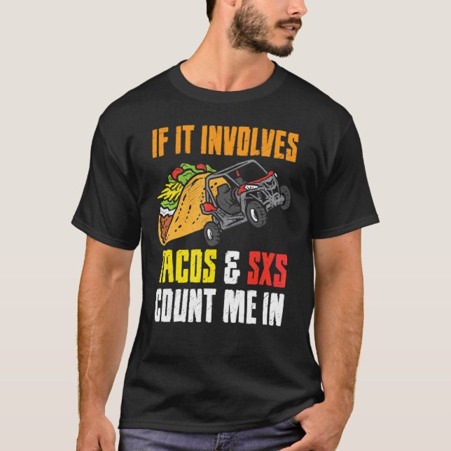 Camiseta Tacos e Sxs Quatro Rodas Quad Off Roading Utv Cinc (Frente)