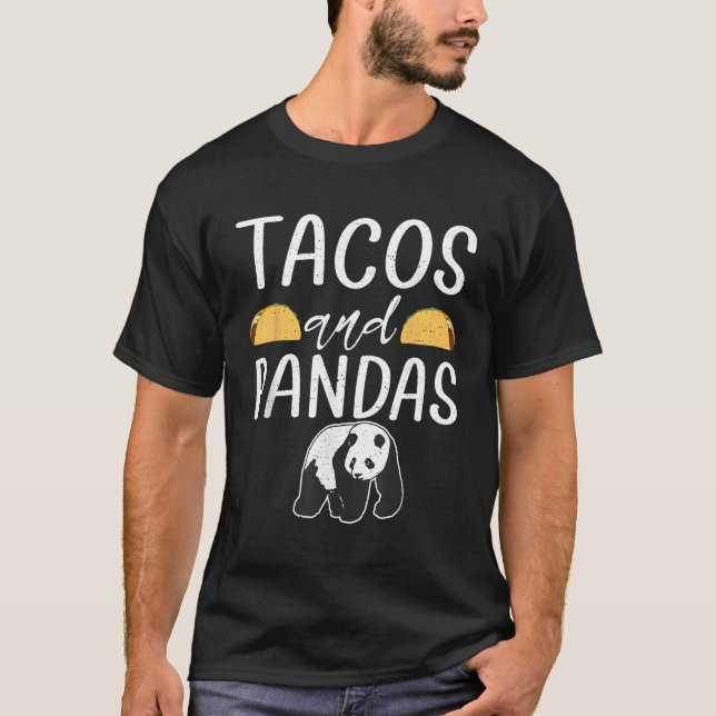 Camiseta Tacos E Urso De Panda (Frente)