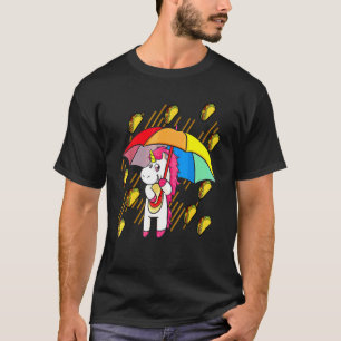 Camiseta Tacos em chuva Unicorn Umbrella Cinco De Mayo 1