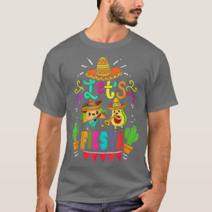 Camiseta Tacos Engraçados Avocado Sombrero Dance Cinco De M