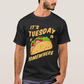 Camiseta Tacos Engraçados É Terça-Feira, Taco Divertido