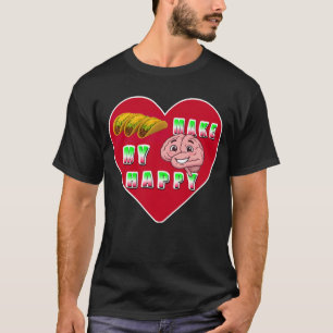 Camiseta Tacos fazem meu cérebro feliz