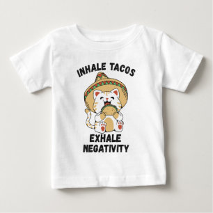 Camiseta Tacos inalados exalam negatividade