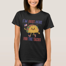 Camiseta Tacos Mexicanos Gostosões, Bandeira dos EUA 4 de J
