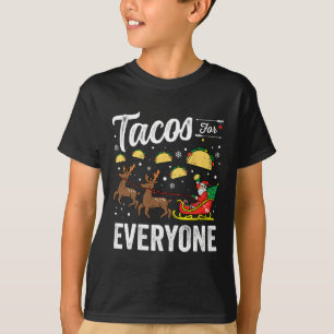 Camiseta Tacos Para Todos Natal Taco Divertido Xmas Papai N