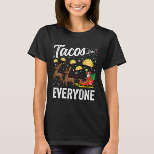 Camiseta Tacos Para Todos Os Papais noeis De Natal De Taco
