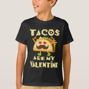 Camiseta Tacos São O Meu Dia de os namorados Namorados
