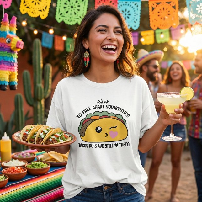 Camiseta Tacos se separam (Criador carregado)